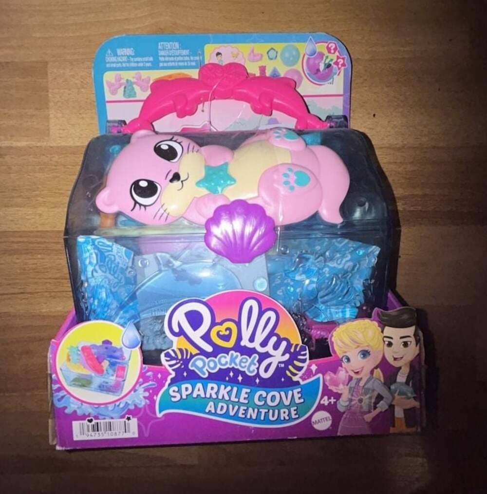 Polly Pocket Sparkle Cove Adventure Island Treasure Chest Playset